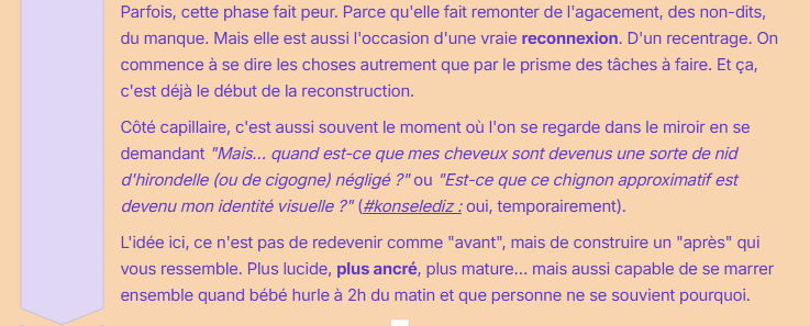 phases du couple après l'arrivée d'un enfant