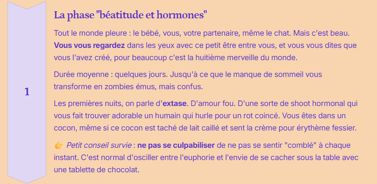 phases du couple après l'arrivée d'un enfant