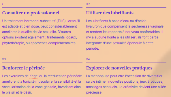 Comment stimuler la libido pendant la ménopause ?